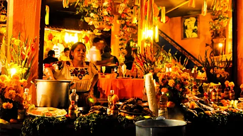 Luis Avilesortiz/Flickr/CC-BY-2.0 Food is one of the most important traditions for Day of the Dead festivities (Credit: Luis Avilesortiz/Flickr/CC-BY-2.0)