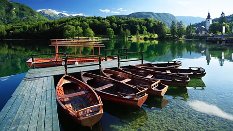 Slovenian Tourist Board The quiet stillness of Lake Bohinj can feel overwhelming (Credit: Slovenian Tourist Board)