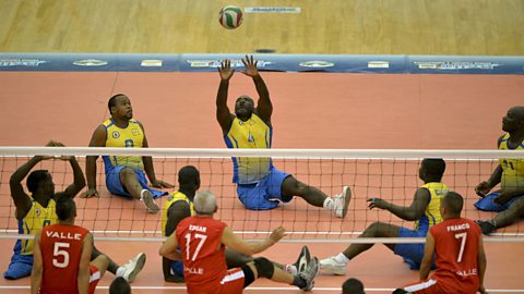 Volleyball, as played by disabled competitors