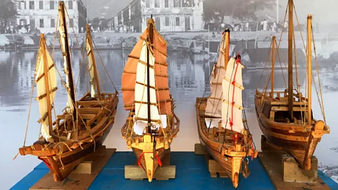 Kate Springer Wan's historically accurate ship replicas take 120 hours to complete (Credit: Kate Springer)