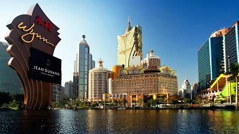 Prisma Bildagentur AG/Alamy Today Macau's waters are obscured by skyscrapers and casinos (Credit: Prisma Bildagentur AG/Alamy)