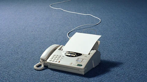 Getty Images Thanks to the importance of handwriting in Japan, the fax machine has often been seen as a convenient way to send personal notes (Credit: Getty Images)