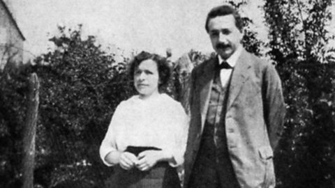Einstein and his first wife
