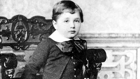 The earliest known photograph of Albert Einstein.