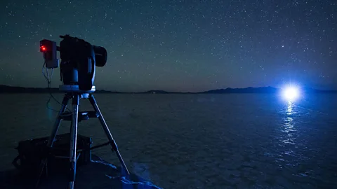 Northrop Grumman The glare of a distant light in Starshade tests illustrates how hard it is to see anything in detail close to a star (Credit: Northrop Grumman)