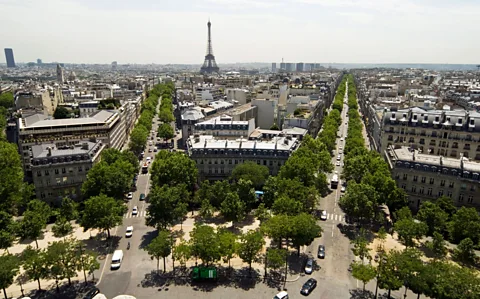 Image Source/Alamy An aerial view of Paris (Credit: Image Source/Alamy)