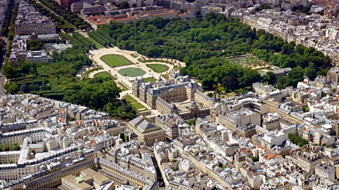 Boris Horvat/AFP/Getty Images An aerial view of the Jardin du Luxembourg (Credit: Boris Horvat/AFP/Getty Images)