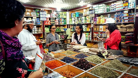 Airspectiv Media Touring a Dubai spice souk (Credit: Airspectiv Media)