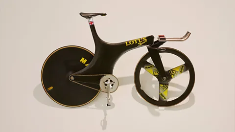 Design Museum, London In 1992, Chris Boardman – riding a Lotus Type 108 – became the first Briton to win an Olympic cycling medal for more than 70 years (Credit: Design Museum, London)