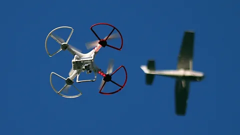 Getty Images To keep prison numbers down, Istvan proposes using surveillance drones to watch criminals after release (Credit: Getty Images)