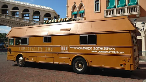 Zoltan Istvan It might be a publicity stunt, but for Istvan there's a serious point behind the Immortality Bus (Credit: Zoltan Istvan)