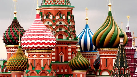 Images & Stories/Alamy The colourful St. Basil's Cathedral in Moscow (Credit: Images & Stories/Alamy)