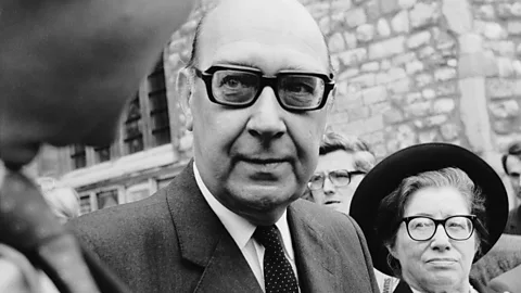 Getty Images A little late, Larkin is to join John Betjeman and Ted Hughes in Poets' Corner in Westminster Abbey (Credit: Getty Images)