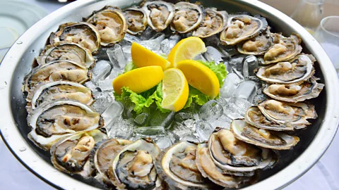 Gary Blake/Alamy Mali Ston oysters ready for eating at local restaurants (Credit: Gary Blake/Alamy)