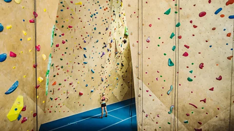 Alamy Self-sabotage may come in the form of habitually setting the bar higher. (Credit: Alamy)