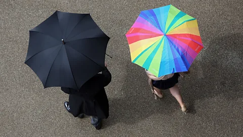 Agencja Fotograficzna Caro/Alamy Even if you know it’s raining out, British etiquette calls for you to phrase it as a question: ‘Raining again?’ (Credit: Agencja Fotograficzna Caro/Alamy)