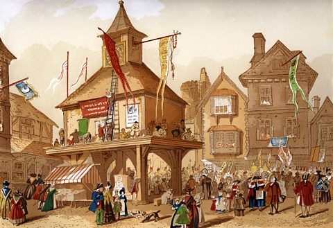 A later painting of Garrick's Shakespeare Jubilee.