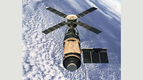 Nasa Compared to cramped capsules, Skylab was like being ‘in a house’ (Credit: Nasa)