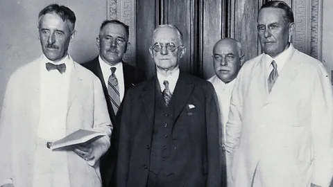AP, George Eastman Museum Col. Henry Stimson and George Eastman , 1929. (Credit: AP, George Eastman Museum)