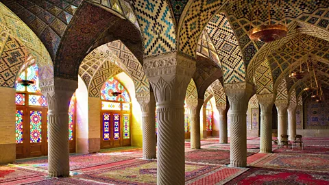 SFM GM WORLD/Alamy Iran’s Nasir ol Molk Mosque highlights a kaleidoscope of intense colours (Credit: SFM GM WORLD/Alamy)
