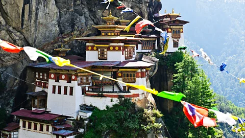 Paul Street/Alamy The peaceful Paro Taktsang towers above Bhutan’s Paro Valley (Credit: Paul Street/Alamy)
