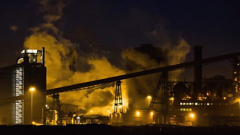 SSI steelworks in Redcar, North Yorkshire