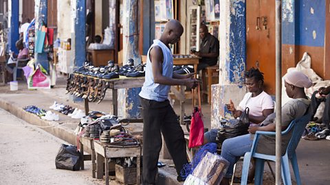 Street sellers are part of the informal (or grey) economy