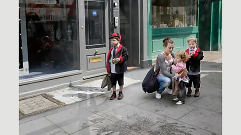 George Georgiou From a bus, Georgiou was able to capture the rhythms of daily life in London (Credit: George Georgiou)