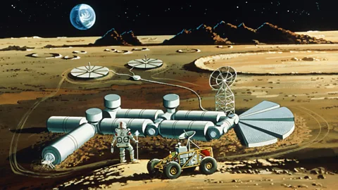 Science Photo Library Future spaceship fuel might have to be used to help power a settlements like this as well (Credit: Science Photo Library)
