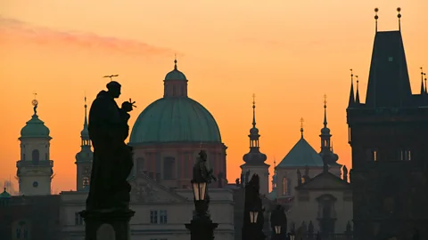 SuperStock/Alamy One of the best times to visit Wenceslas Square is at night (Credit: SuperStock/Alamy)