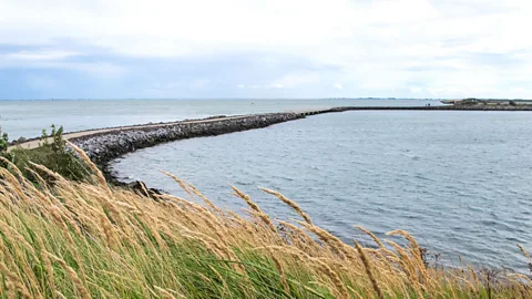 Ann Babe Retractable storm surge barriers keep water at bay in Zeeland (Credit: Ann Babe)