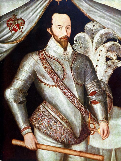 Portrait of Walter Raleigh