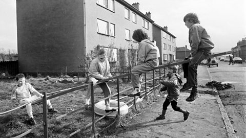 Ferguslie Park housing estate near Paisley in 1988