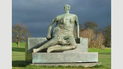 Historic England After a successful campaign against plans to sell off Henry Moore’s Draped Seated Woman, the piece is now at the Yorkshire Sculpture Park (Credit: Historic England)