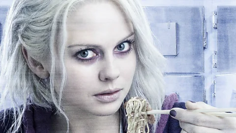The CW Zombies, like other frights from horror fiction, can carry symbolic and political weight, such as on the programme iZombie (Credit: The CW)