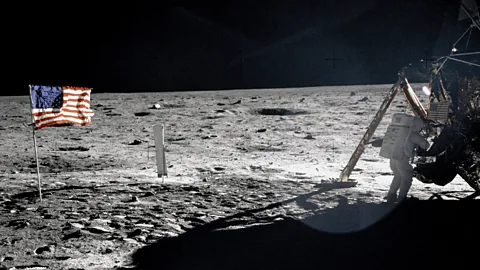 Nasa/Science Photo Library The US manned Moon missions effectively followed in the robotic footsteps of Soviet pioneers (Credit: Nasa/Science Photo Library)