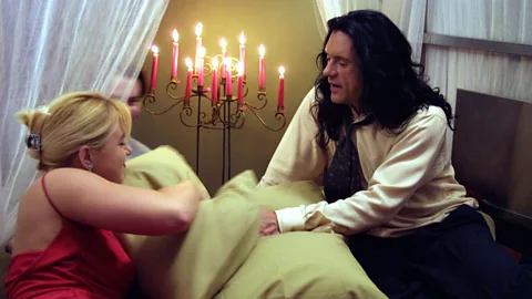 Wisseau Films The Room has five extremely long sex scenes – each lasts the length of a pop song – and some of the actors were worried they had signed up for a porn film (Credit: Wisseau Films)