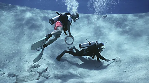 Getty Images Automated robots do much of the leg-work of a treasure hunt, before divers get their hands on the gold (Credit: Getty Images)
