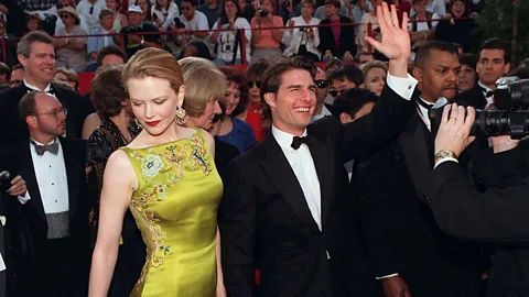 Rex Nicole Kidman’s chartreuse John Galliano dress from Dior caused Joan Rivers to direct retching sounds in her direction, according to The Hollywood Reporter (Credit: Rex)
