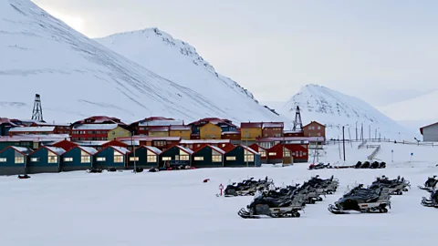 Berit Roald/AFP/Getty The Norwegian town of Longyearbyen (Credit: Berit Roald/AFP/Getty)