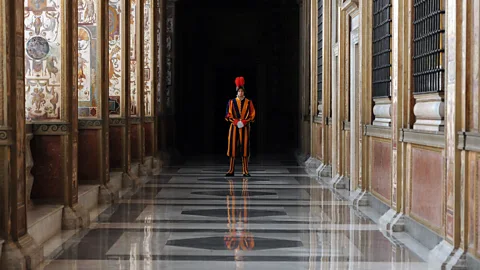 Gabriel Bouys/AFP/Getty The archive keeps top-secret documents under lock and key (Credit: Gabriel Bouys/AFP/Getty)