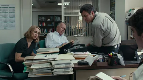 Open Road Films Spotlight was the early frontrunner for best picture after it premiered to rave reviews at the Toronto Film Festival in September 2015 (Credit: Open Road Films)