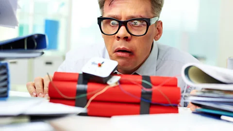 Alamy Does your boss make you fear for your job? (Credit: Alamy)