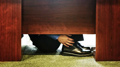 iStock "Fear is the most primitive emotion we have," said Joan Kingsley, an organisational psychotherapist. Some bosses abuse it. (Credit: iStock)