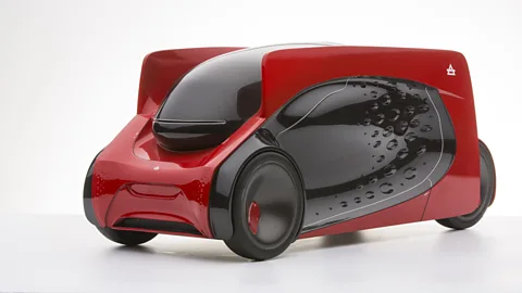 Marcello Raeli The Auto-Mate would pick people up and drop them at their desired destination, Raeli says (Credit: Marcello Raeli)