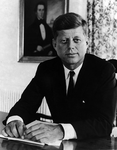 Portrait of John F Kennedy