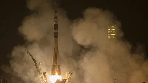 Getty Images Conventional rocket launches use multiple stages to reach orbit (Credit: Getty Images)