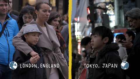 Location comparison - living in the megacities of London and Tokyo