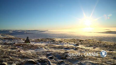 Location comparison - two remote island regions: Shetland and Iqaluit in Canada