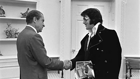 The National Archives and Records Administration Photos and other artefacts from the meeting are available to view in a National Archives exhibition online (Credit: The National Archives and Records Administration)